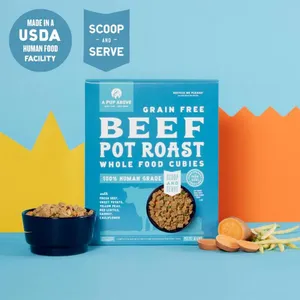 A Pup Above Grain-Free Beef Pot Roast Cubies Dog Food 2 lbs