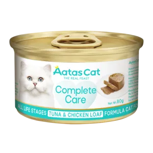 Aatas Cat Complete Care Tuna & Chicken Loaf 80g