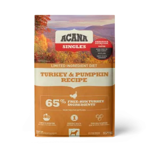 ACANA Singles Turkey and Pumpkin Dry Dog Food