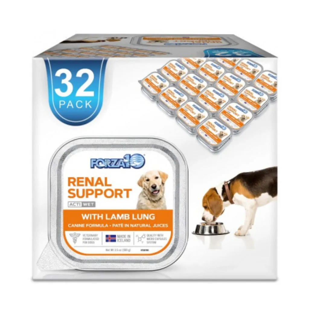 Active Dog Renal Kidney Support Lamb Diet 3.5oz Cans x 32