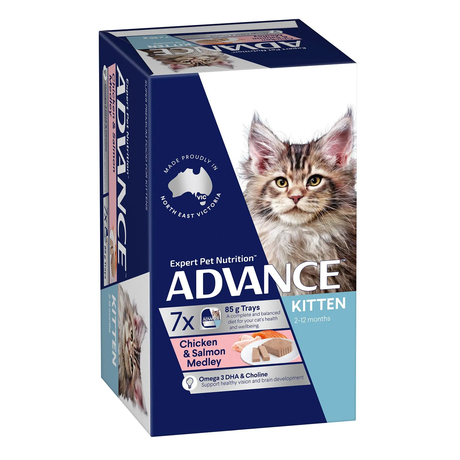 Advance Chicken & Salmon Medley Kitten Wet Cat Food