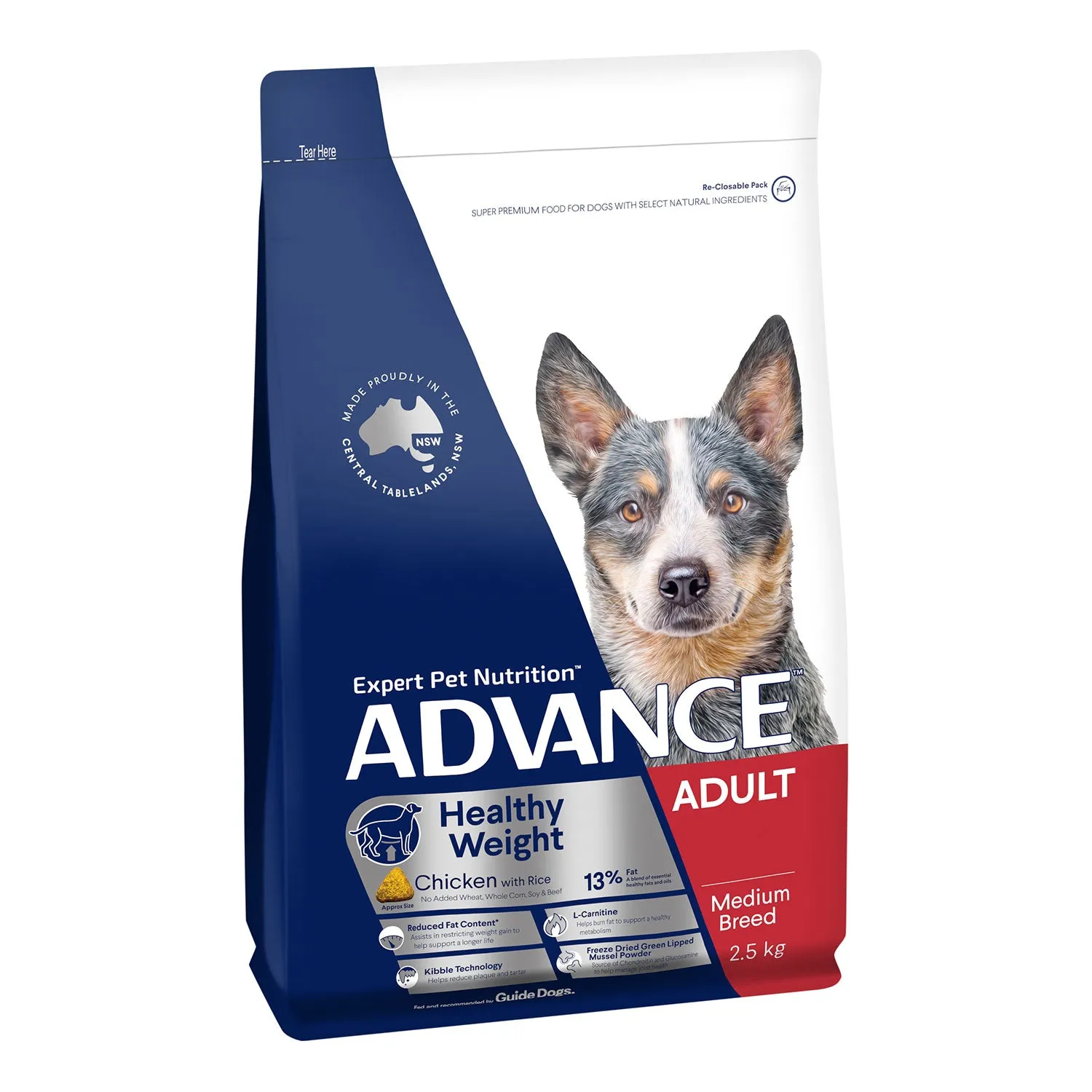 Advance Medium Breed Healthy Weight Chicken & Rice Adult Dry Dog Food