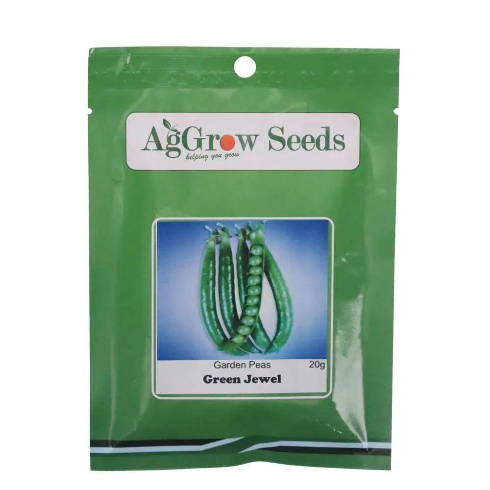 AgGrow Garden Seeds Peas Green Jewel 20g