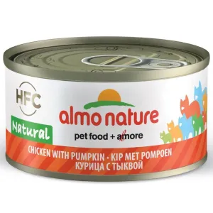 Almo Nature HFC Natural Chicken With Pumpkin Canned Cat Food 70g