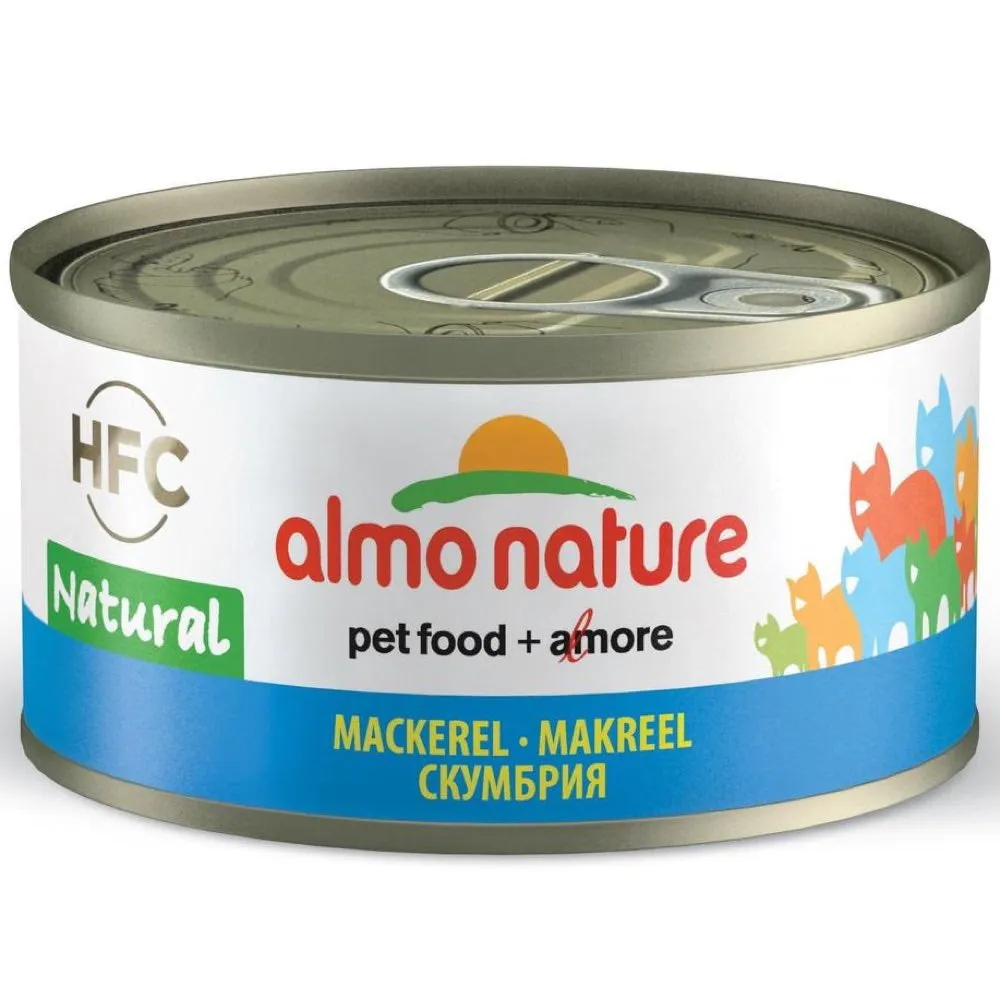 Almo Nature HFC Natural Mackerel Canned Cat Food 70g