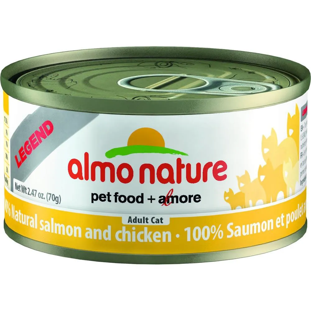 Almo Nature HFC Natural Salmon & Chicken Canned Cat Food 70g