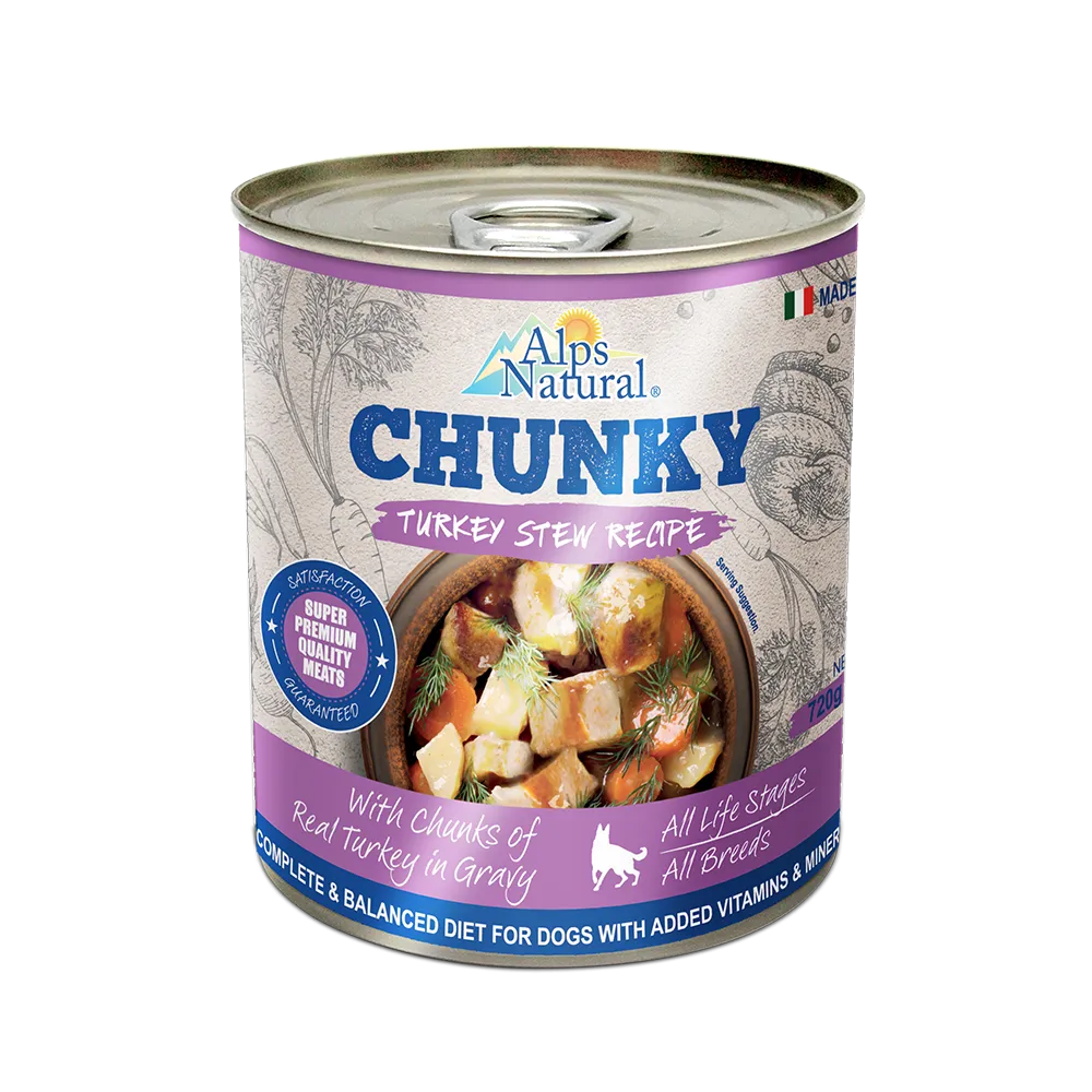 Alps Natural Dog Chunky Turkey Stew 720g