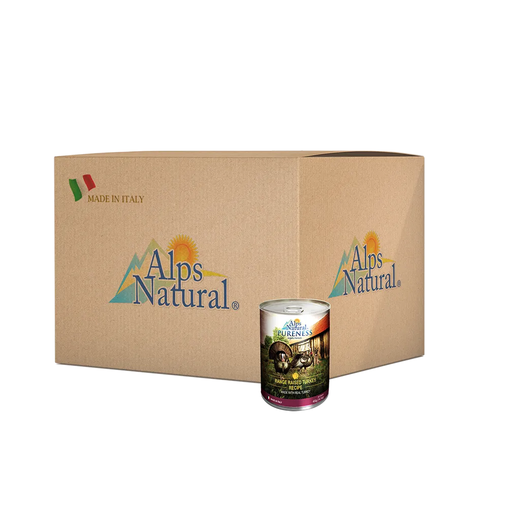 Alps Natural Dog Pureness Range Raised Turkey 400g