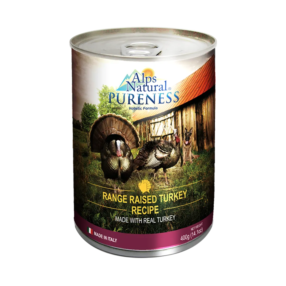 Alps Natural Dog Pureness Range Raised Turkey 400g