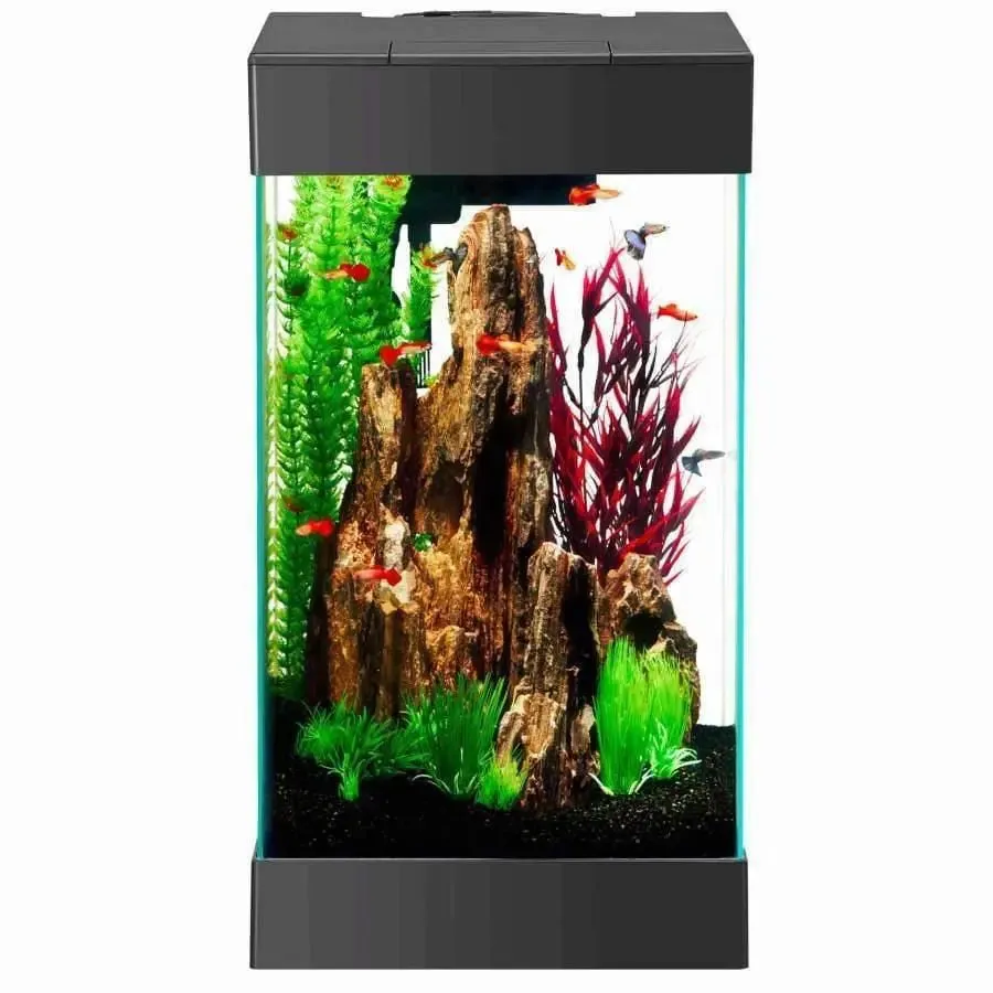 Aqueon 15 Column LED Aquarium Starter Kit with Lighting,