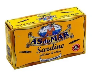 Asdomar Sardine in Olive Oil, 4.23 oz | 120g ( case of 50/Tins )