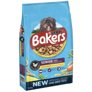 Senior Chicken & Vegetable Dry Dog Food by Bakers