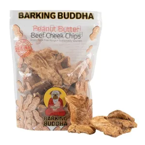 Barking Buddha - Peanut Butter Beef Cheek Chips - Value Bag