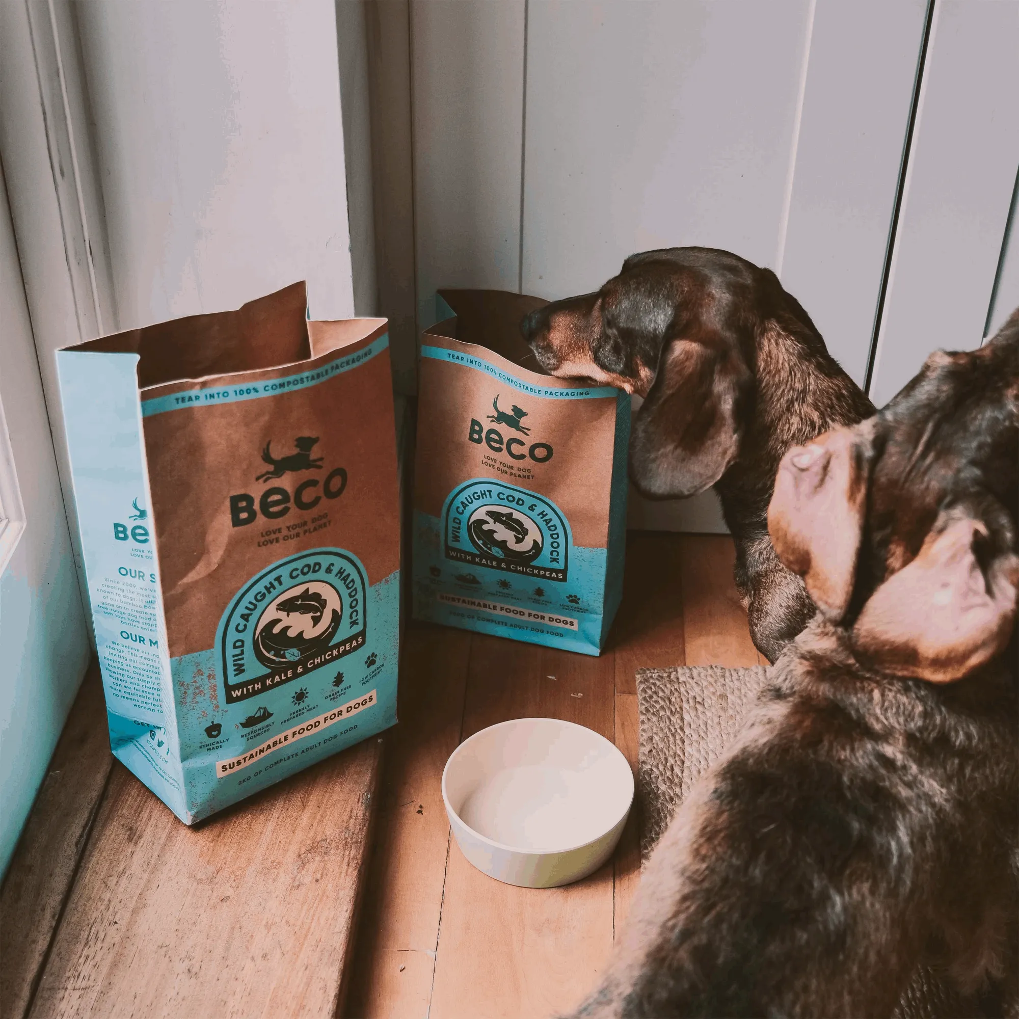 Beco Wild Caught Cod & Haddock with Kale & Chickpeas Dry Adult Dog Food