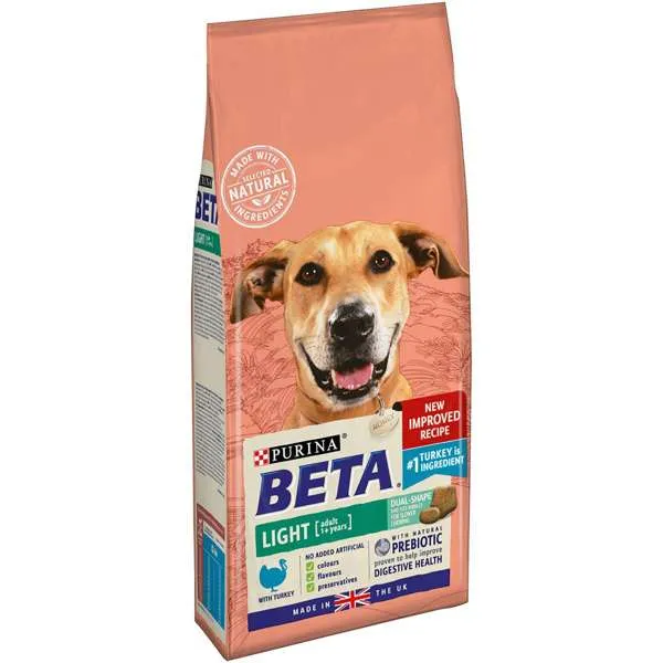 Beta Adult Light Dry Dog Food With Turkey