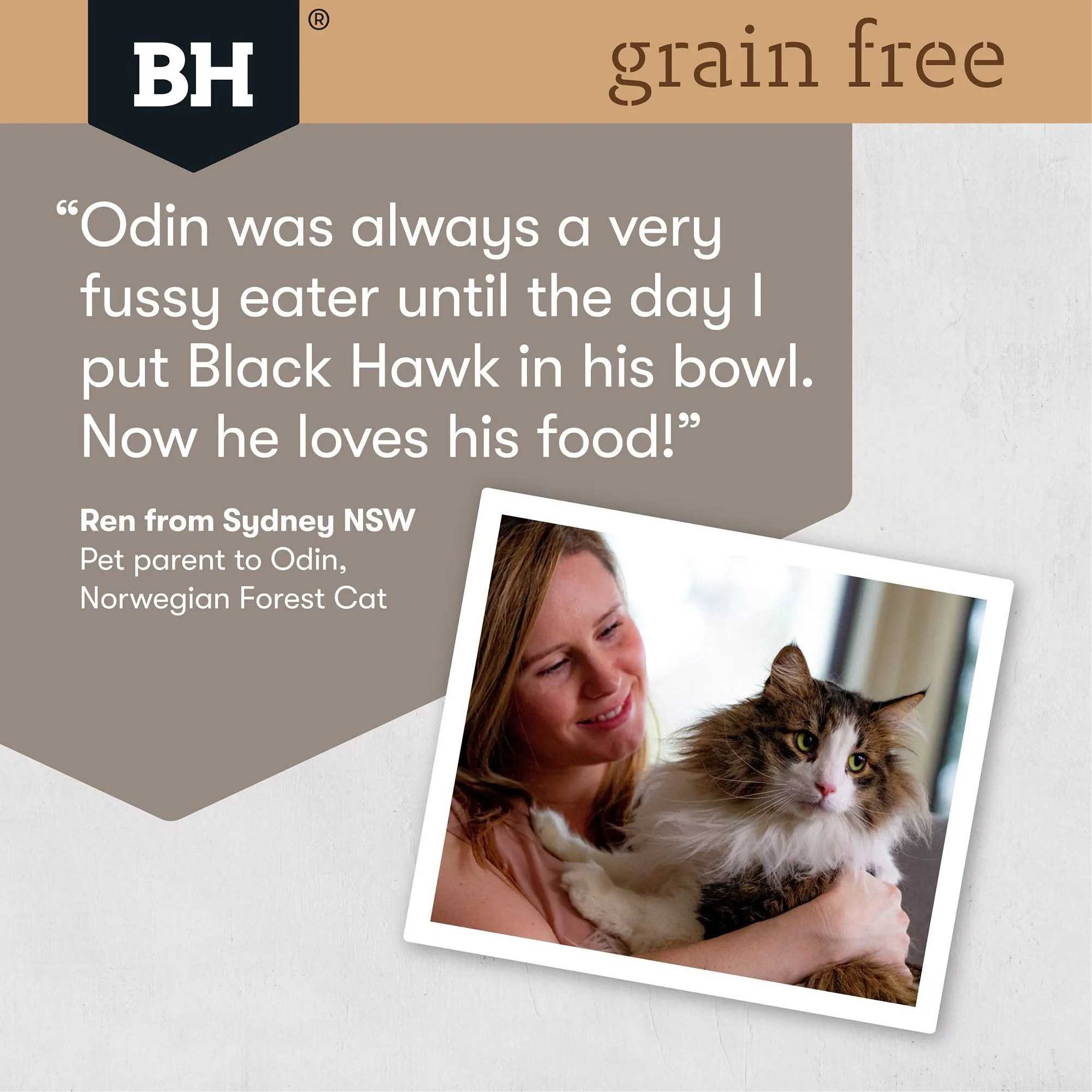 Black Hawk Grain Free Chicken with Salmon Mature Wet Cat Food 85g x 12***