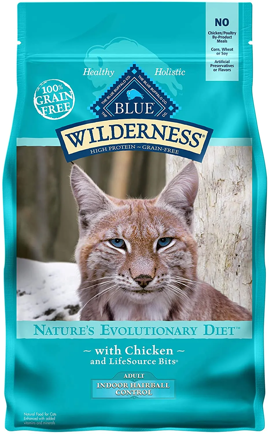 Blue Wilderness -  Indoor Adult Hairball Control Chicken