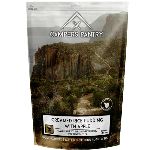 Campers Pantry Creamed Rice Pudding with Apple - Serves 1