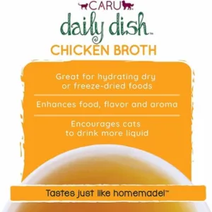 Caru Daily Dish Chicken Broth for Dogs & Cats 1.1 lbs