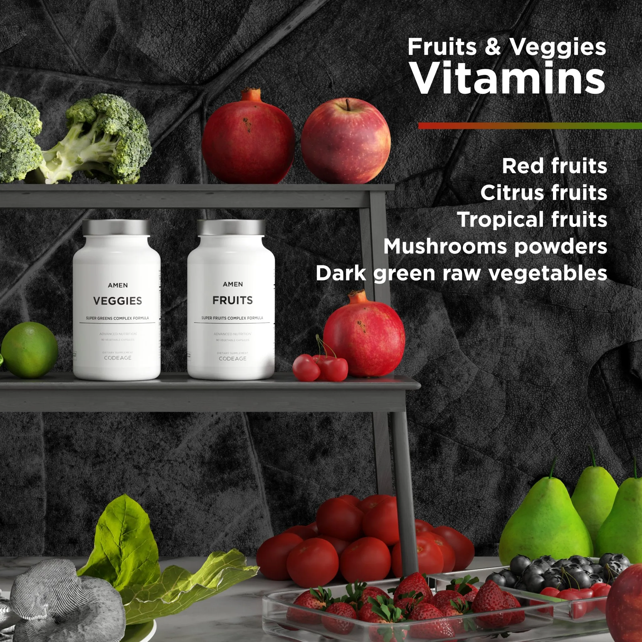 Codeage Amen Fruits   Veggies Bundle