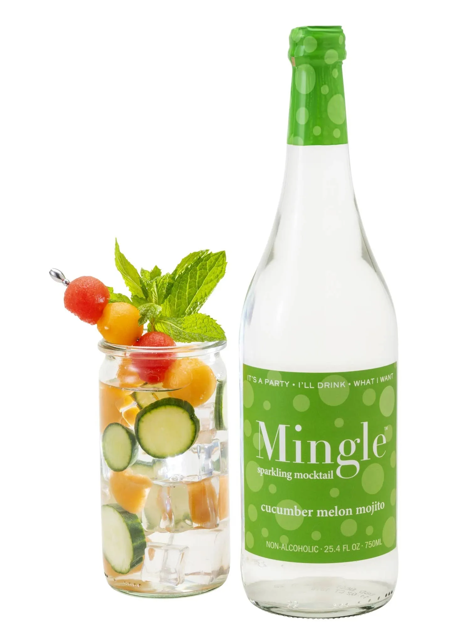 Cucumber Melon Mojito Mingle Mocktail