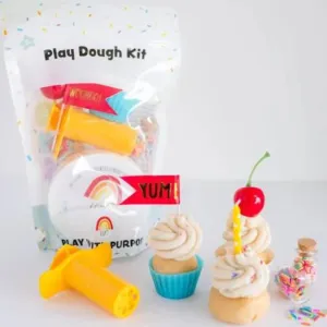 Cupcake Sensory Play Dough Kit