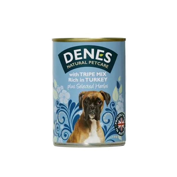 Denes Adult Tripe Mix Rich In Turkey With Herbs 12 x 400g