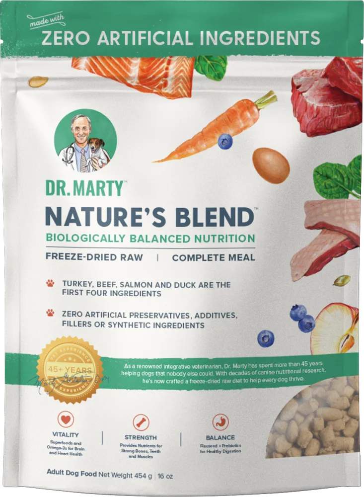 Dr. Marty Nature's Blend Freeze Dried Raw Dog Food