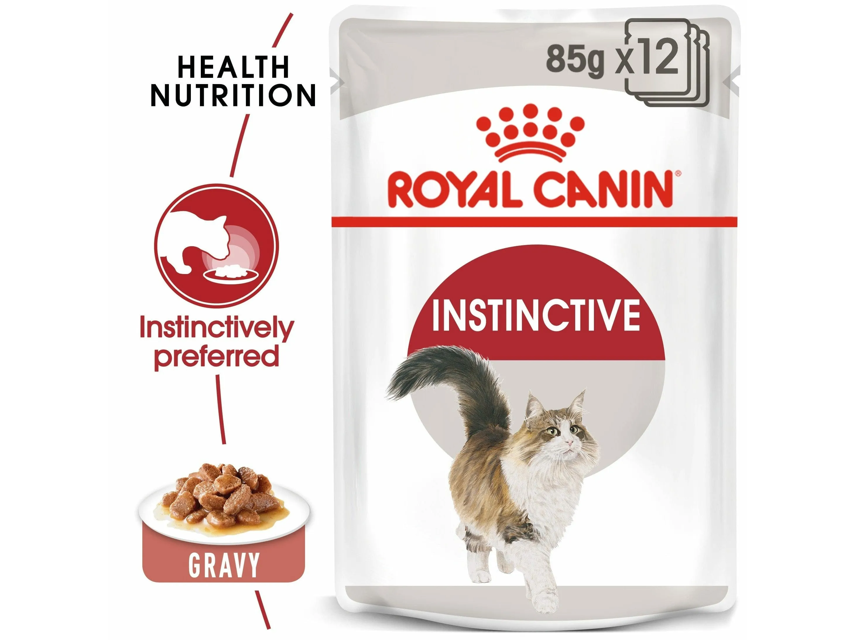 Feline Health Nutrition Instinctive Adult Cats Gravy (WET FOOD - Pouches)12x85g