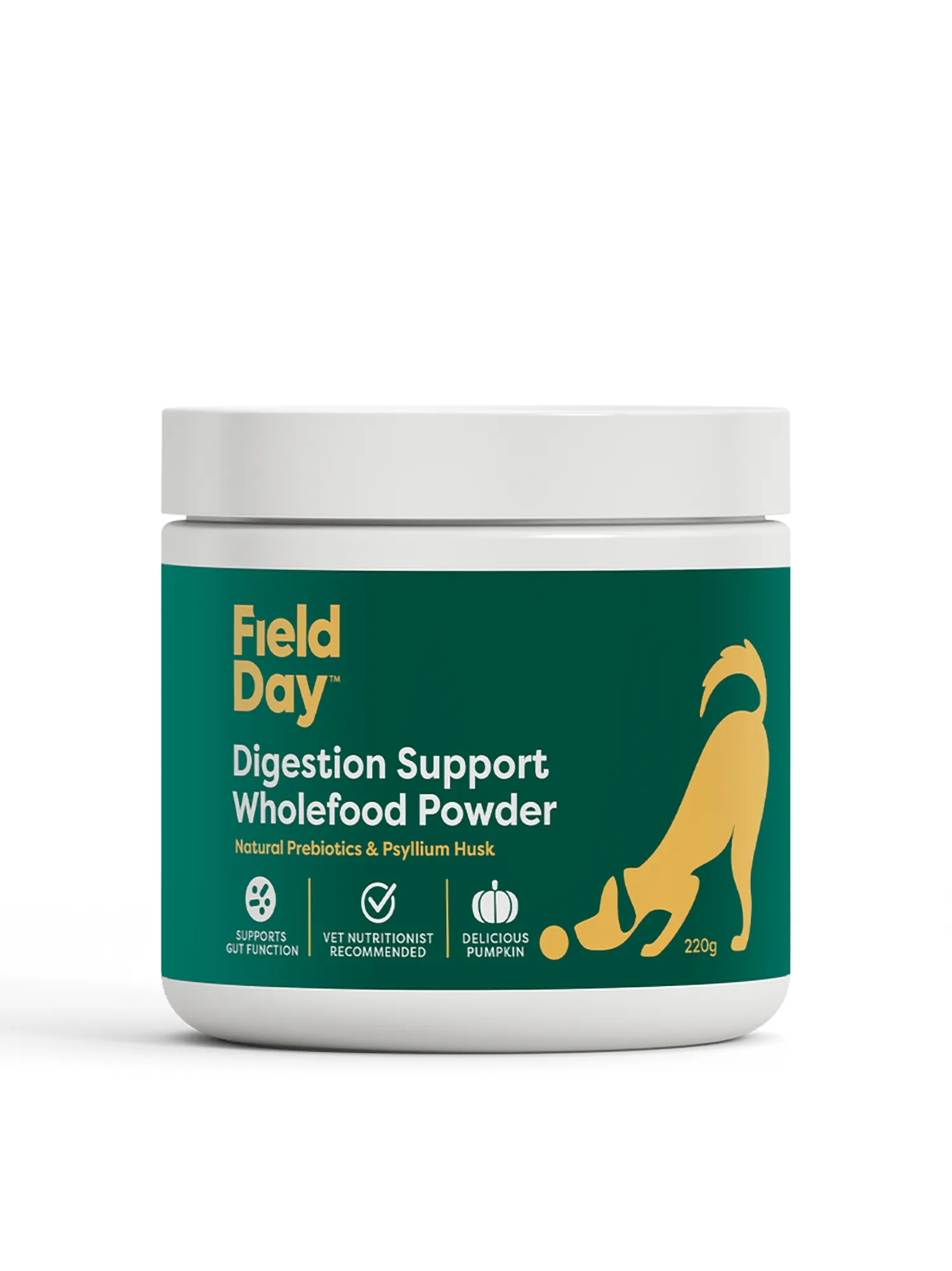 Field Day Dog Digestion Support Wholefood Powder 220g