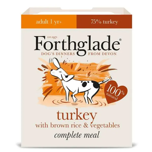 Forthglade Complete Meal Adult Turkey With Brown Rice Veg 18 x 395g