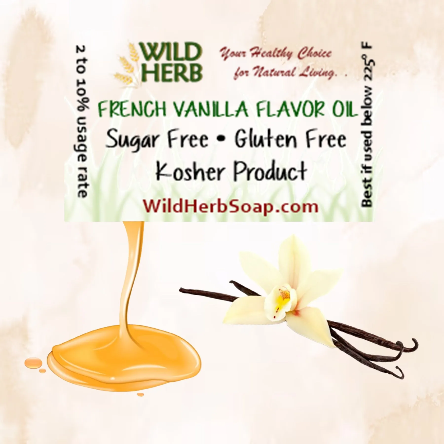 French Vanilla Flavor Oil, Concentrate