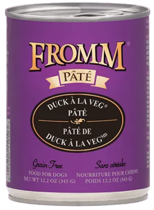 Fromm Grain Free Duck A La Veg Canned Wet Food for Dogs