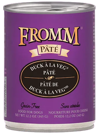 Fromm Grain Free Duck A La Veg Canned Wet Food for Dogs