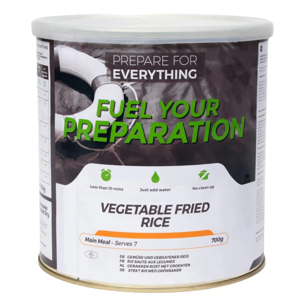 Fuel Your Preparation Vegetable Fried Rice Freeze Dried Meal Tin