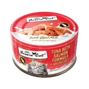 Fussie Cat Can Tuna With Salmon in Goat Milk