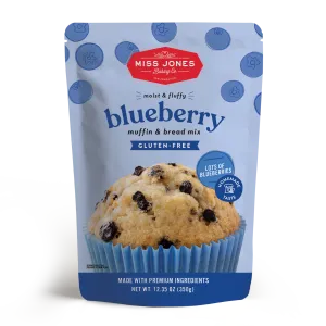 Gluten Free Blueberry Bread & Muffin Mix