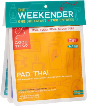 Good to-Go Dehydrated Weekender 3 Pack - 2 Entrees   1 Breakfast - Variety #2