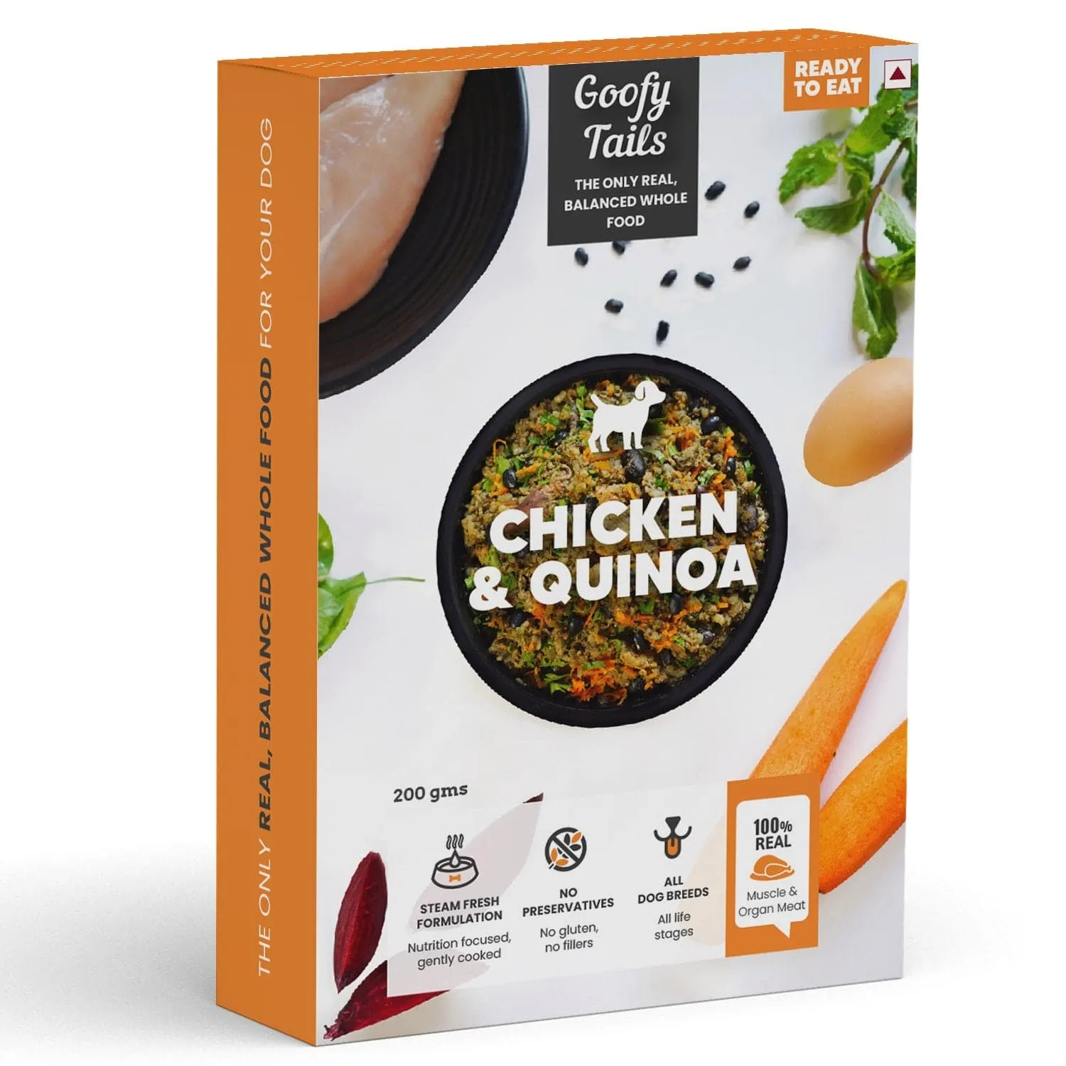 Goofy Tails Chicken and Quinoa Food for Dogs and Puppies