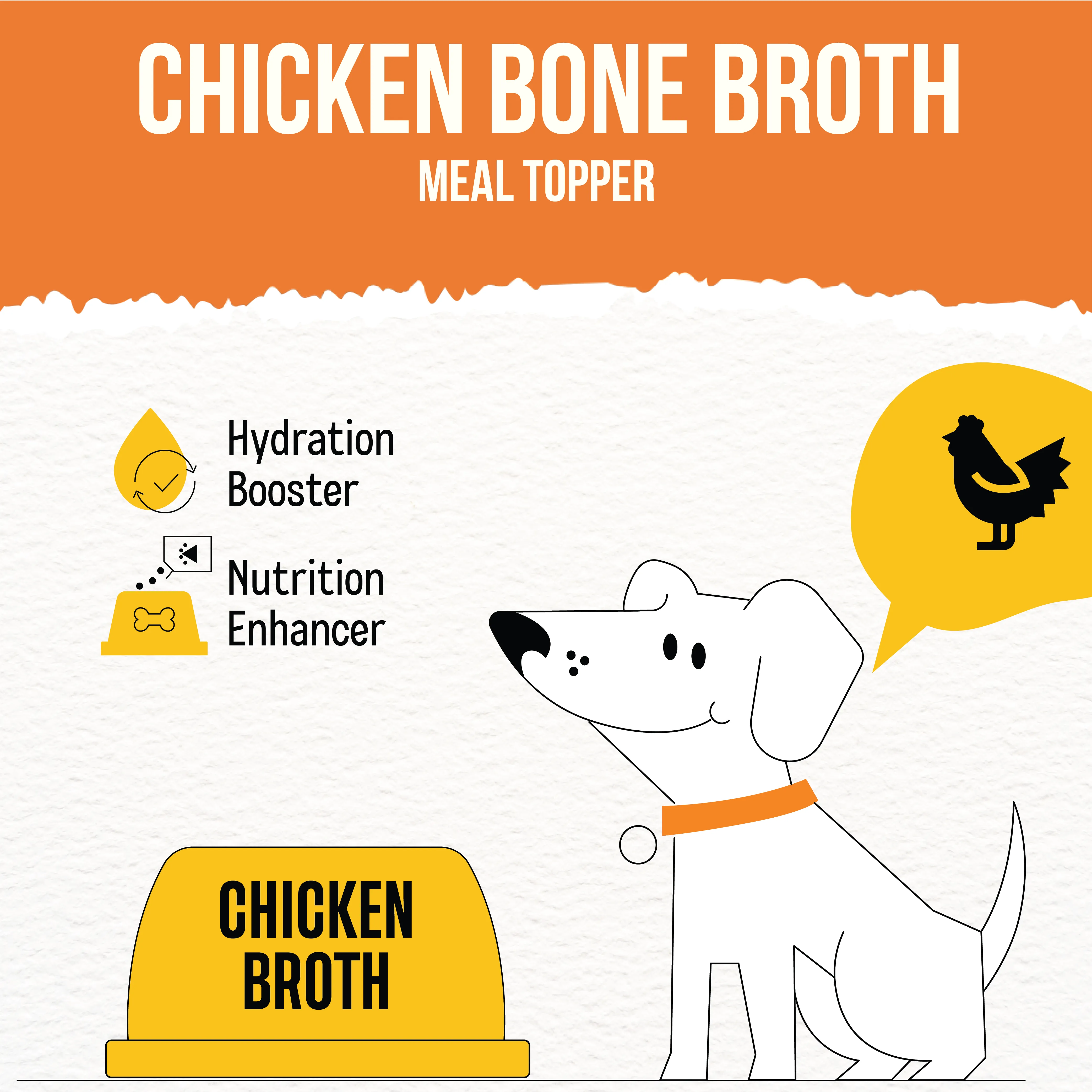 Goofy Tails Chicken Bone Broth for Dogs and Puppies