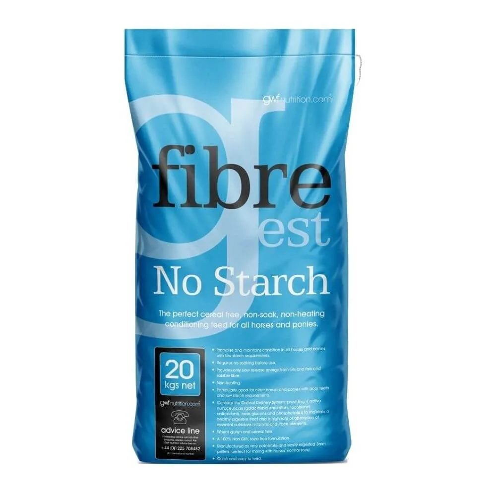 GWF Nutrition No Starch Fibregest Horse Feed 20kg