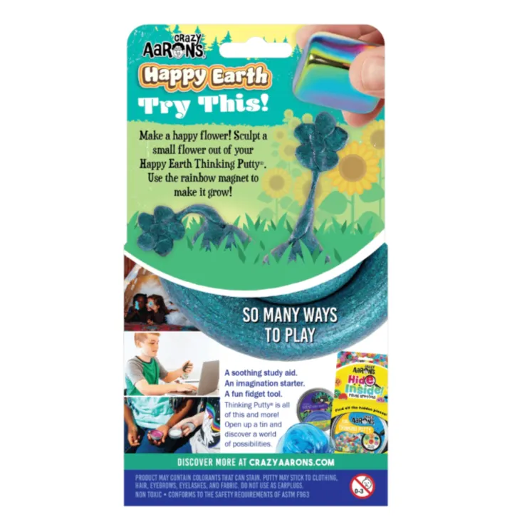 Environmentally-Friendly Happy Earth Thinking Putty for Creative Fun