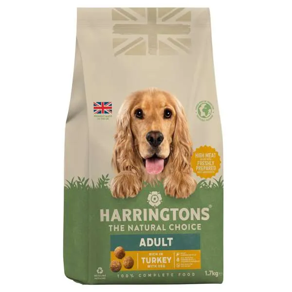 Harringtons Dry Adult Dog Food Rich in Turkey & Vegetables