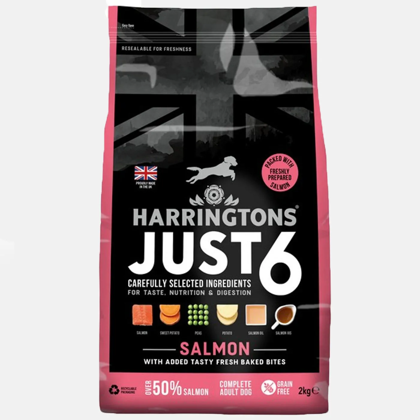 Harringtons Just 6 Dry Salmon Dog Food