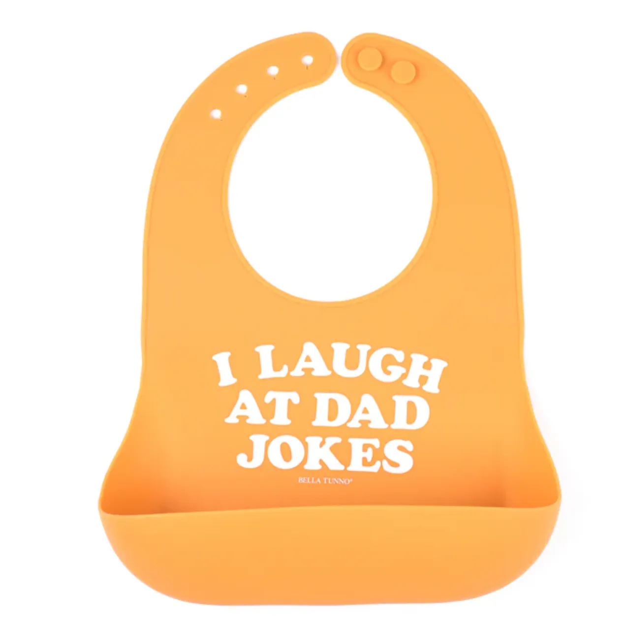 I Laugh At Dad Jokes Bib