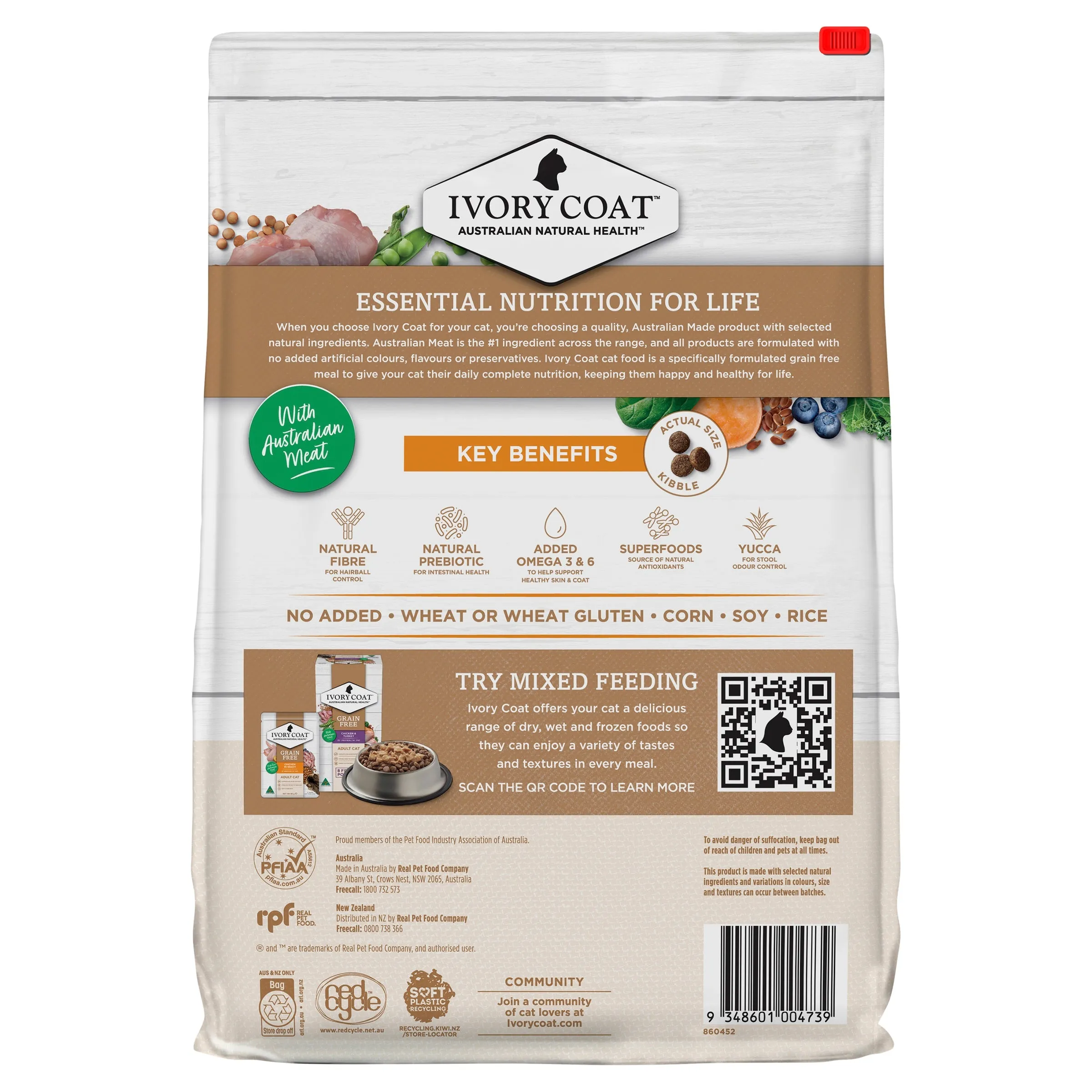 Ivory Coat Grain Free Chicken Adult Cat Dry Food 4kg