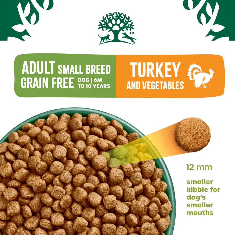 James Wellbeloved Turkey & Veg Grain Free Small Breed Adult 1.5kg