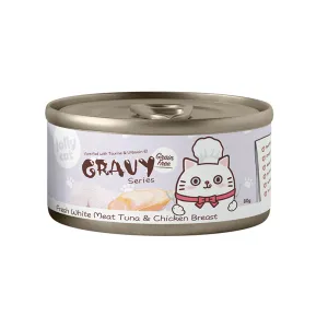 Jolly Cat Gravy Series Fresh White Meat Tuna & Chicken Breast 80g