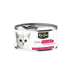 KitCat Mousse Tuna with Chicken Topper 80g