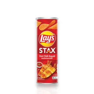 Lay's Stax Potato Chips Hot Chili Squid Flavor 100g